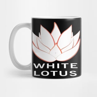 white lotus Mug